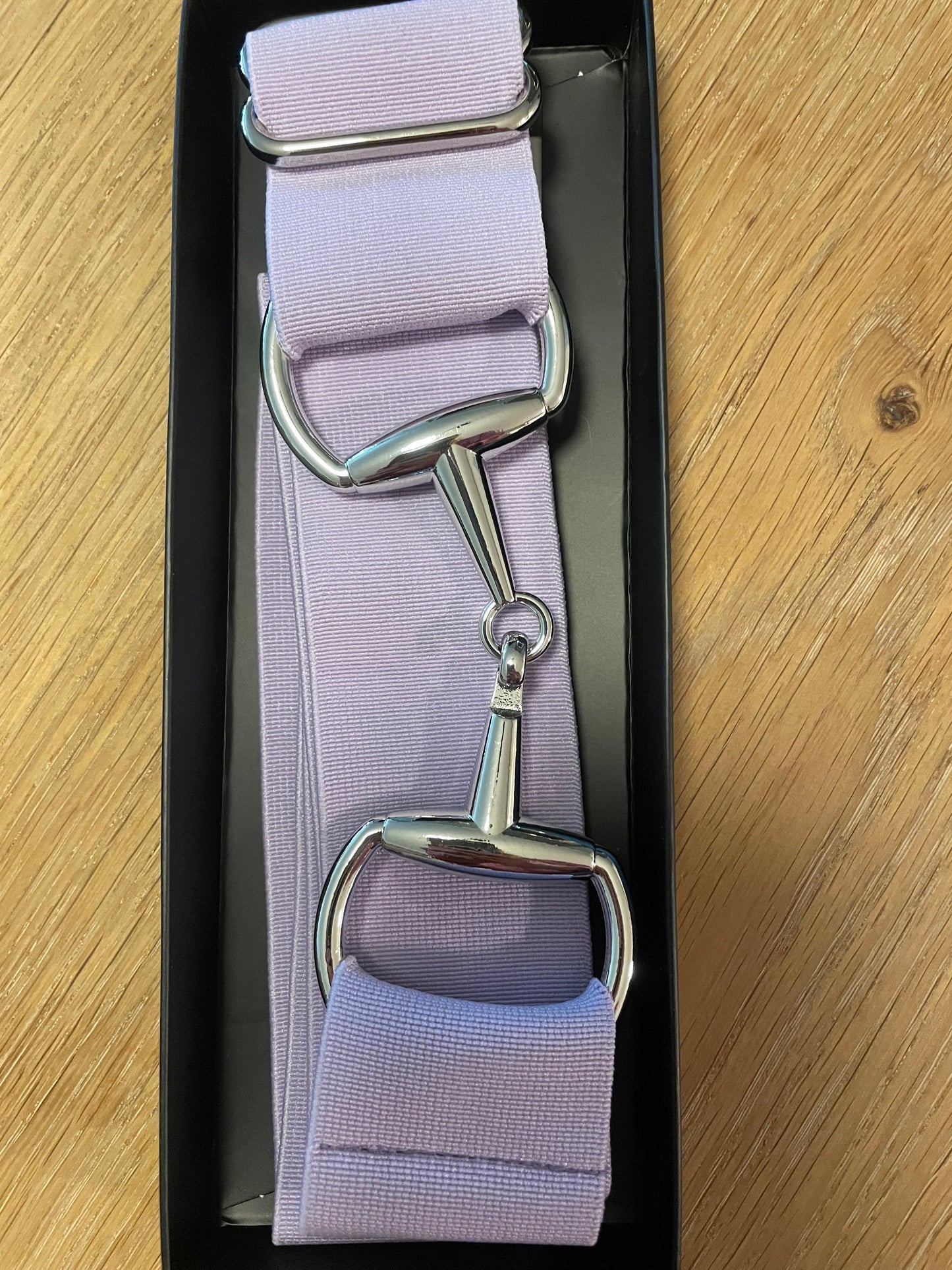 Snaffle bit Belte Purple / Silver