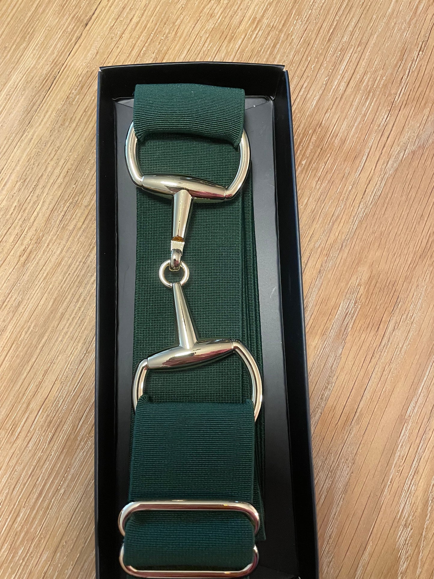 Snaffle bit Belt Green / gold