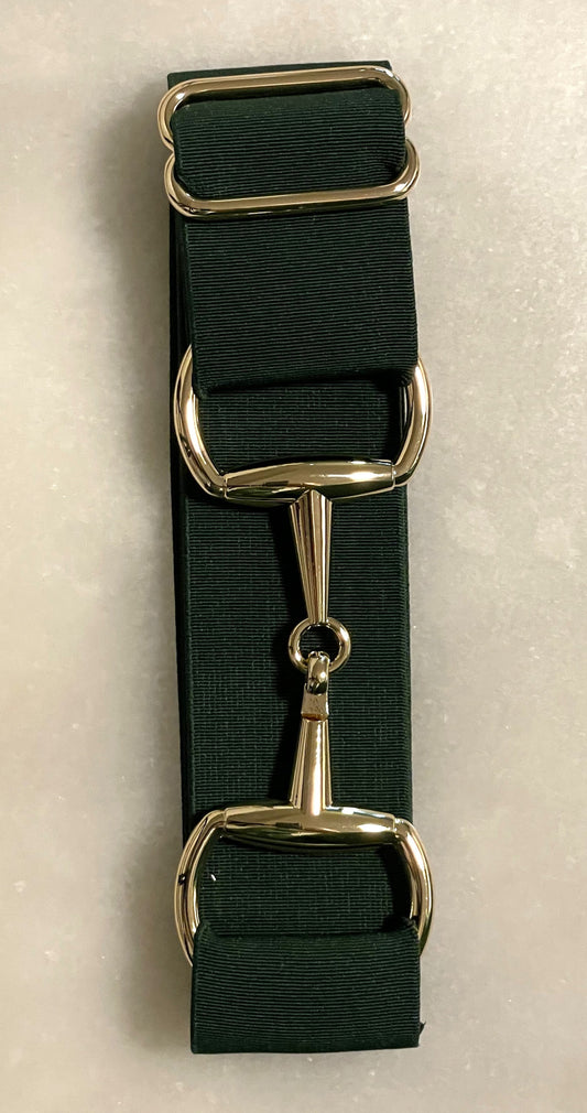 Snaffle bit Belt Green / gold