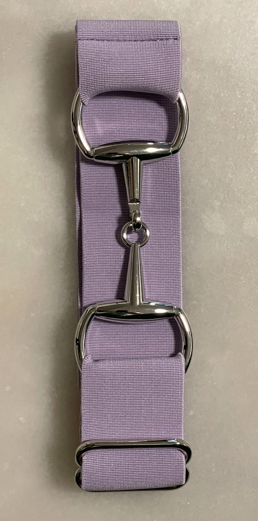 Snaffle bit Belte Purple / Silver