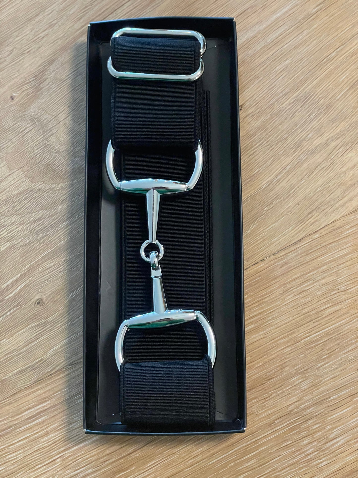 Snaffle bit belt black