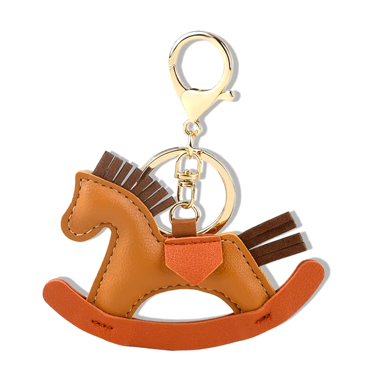 Key ring with horse