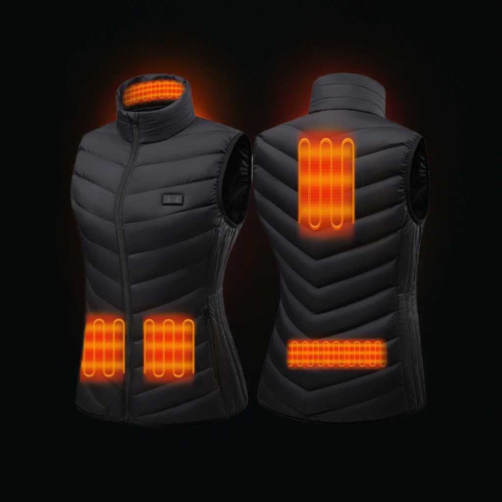 heatedvest with built-in heating element